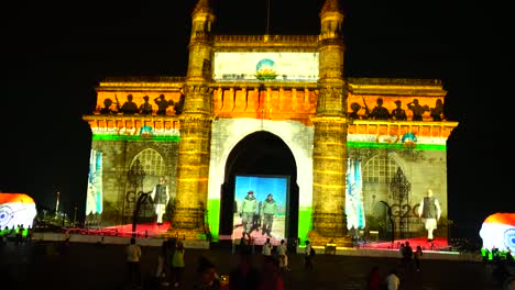 Mumbai-Puerta-De-Entrada-De-La-India-Noche-4k-Maharashtra