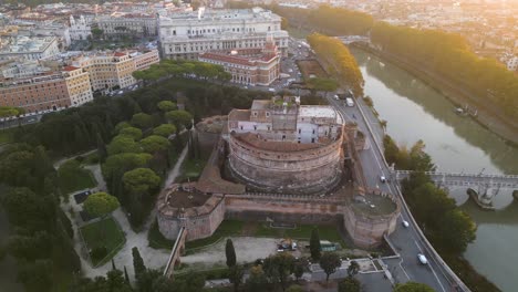 Amazing-Drone-Shot-Above-Castel-Sant'Angelo