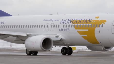 Airplane-Boeing-737-800-of-Mongolian-Airlines-taxiing-at-Sheremetyevo-Airport