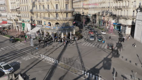 Looking-at-Marseille-from-Ferris-wheel-in-Old-Vieux-Port-France