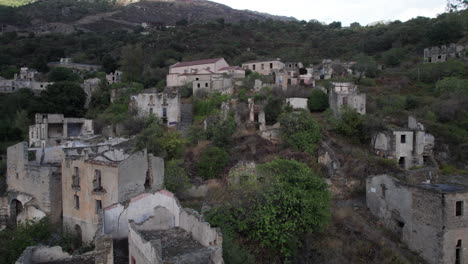 Traversing-Silence:-Soaring-over-the-Ruins-of-the-Ghost-Town-of-Gairo-Vecchio-in-Sardinia