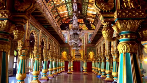 Dramatic-scene-of-the-Maharajah's-Private-Court-inside-Ambavilas-Palace-in-Mysuru-cityscape-ka