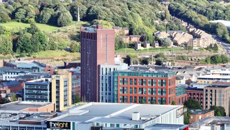 The-Gate---High-rise-Building-Of-Student-Accommodation-In-Sheffield,-England