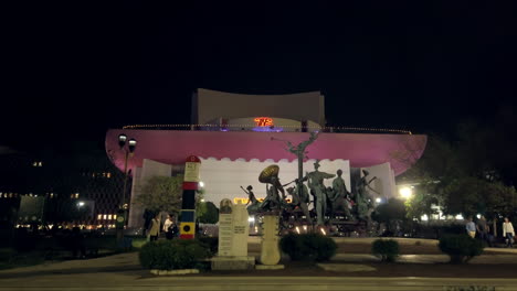 National-Theatre-at-night-,-Bucharest-Romania