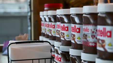 Got-to-love-a-bit-of-Nutella,-Christmas-in-London,-United-Kingdom