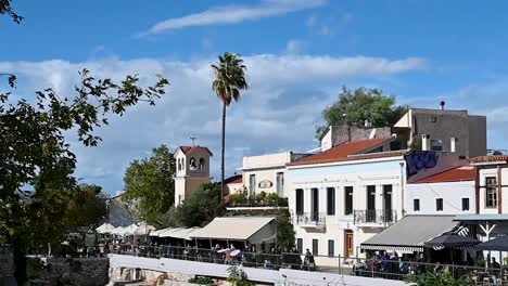 Adrianou-Straße-In-Athen,-Griechenland,-Europa