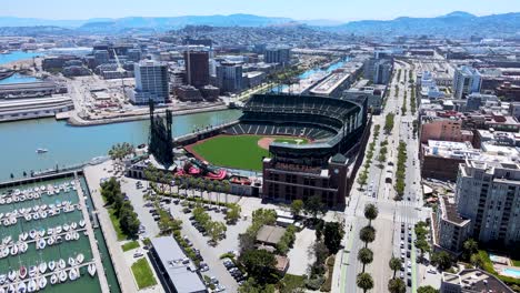 Atnt-Park,-Antena-Del-Estadio-De-Los-Gigantes