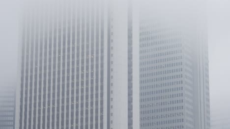 Edificio-De-Oficinas-Rascacielos-En-La-Nube,-Nishi-shinjuku,-Tokio,-Japón