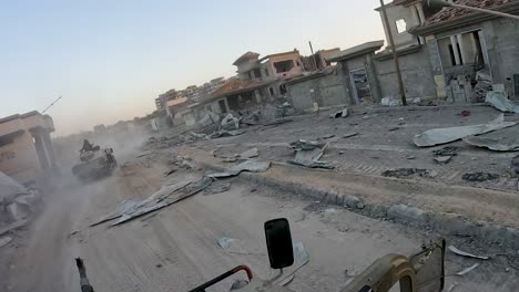 Perspective-view-of-an-IDF-Army-jeep-passing-through-the-Gaza-Strip