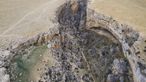 Kazıkliali-Canyon-from-Aladaglar-mountain-ranges-high-quality-4k-aerial-drone-footage