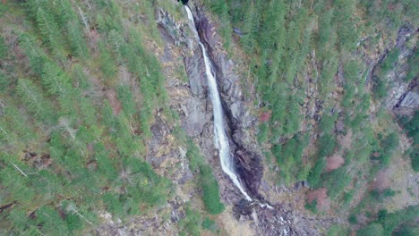 Aerial-view-of-the-cascade-d-Ars-waterfall-in-French-Pyrenees-mountains