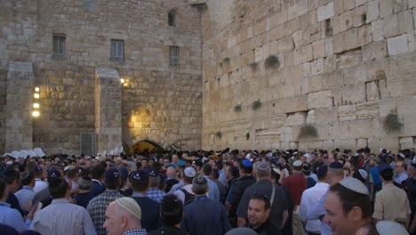 Juden-Feiern-An-Der-Klagemauer-Tradition-Indigene-Kultur-Jerusalem-Tempelberg