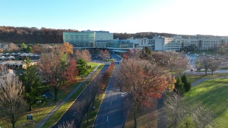 Penn-State-Health-sign-at-Milton-S-Hershey-Medical-Center