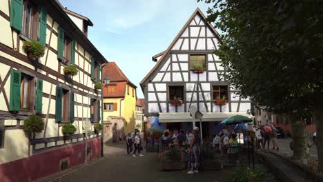 Half-Timbered-Houses-in-Bergheim-Village-is-Painted-with-Bright-Colours