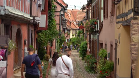 Eguisheim,-Cuna-De-Los-Viñedos-Alsacianos:-Es-En-El-Siglo-IV-Cuando-Los-Romanos-Plantaron-Las-Primeras-Vides-En-Eguisheim,-En-Alsacia