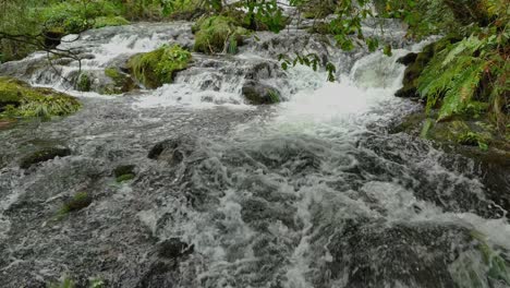 Río-Que-Corre-A-Través-De-La-Montaña-Del-Bosque-En-La-Naturaleza-Tropical