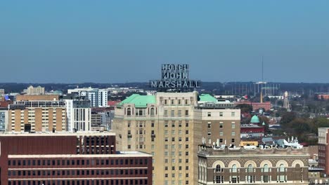 Hotel-John-Marshall-in-downtown-Richmond,-Virginia