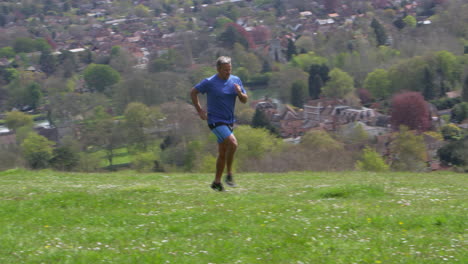 Mature-Man-Jogging-In-Countryside-Shot-On-R3D