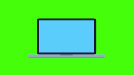 Monitor-screen-laptop-icon-concept-loop-animation-video-with-alpha-channel