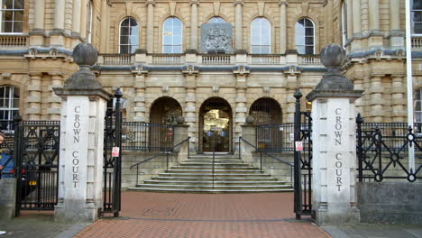 Man-Walking-Past-Exterior-Of-Reading-Crown-Court