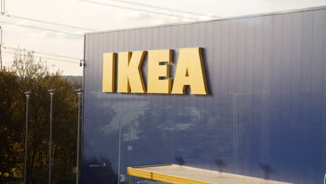 Außenansicht-Des-IKEA-Ladens-In-Reading,-England