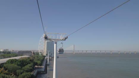 Paseo-En-Teleférico-En-Lisboa-Portugal