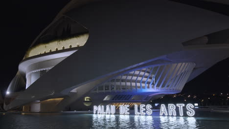 Stadt-Der-Künste-Und-Wissenschaften-–-Valencia-Nachtszene