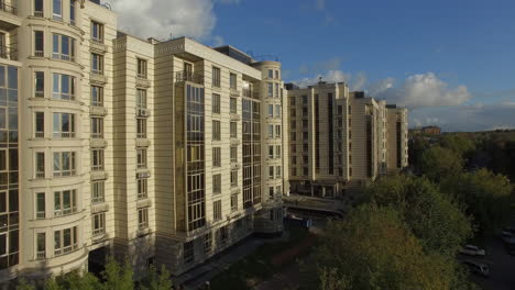 Aerial-view-of-residential-compound-in-Moscow-Russia