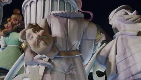 Ninot-Ausstellung-Beim-Las-Fallas-Festival-In-Valencia,-Spanien