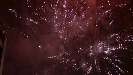 Fireworks-display-in-night-sky