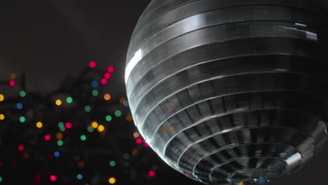 New-years-disco-ball-and-garlands