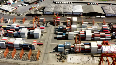 panoramic-drone-shot-of-containers-at-customs