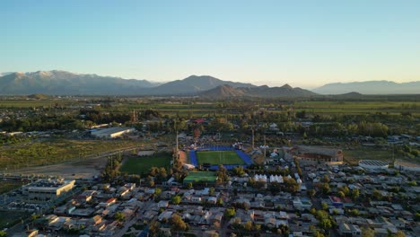 La-Pintana-Stadium,-Santiago-Commune,-Metropolitan-Region-Of-Chile