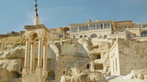 Arquitectura-Turca-única-Estilo-De-Vida-De-Casas-Cueva-De-Roca.