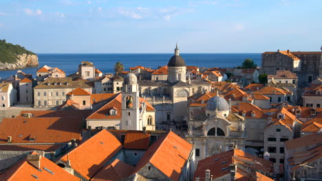 Ciudad-Histórica-Del-Casco-Antiguo-De-Dubrovnik,-Croacia.