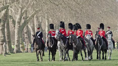 Haushaltskavallerie-Bei-Der-Jährlichen-Generalmajorsinspektion