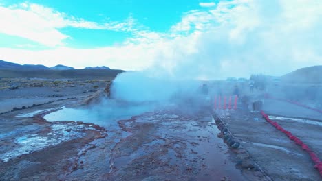 El-Tatio-Geysers-in-The-Atacama-Desert-in-Chile,-South-America