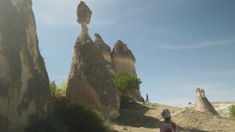 Valle-Pasag-Chimeneas-De-Hadas-Naturalezas-Erosión-Formaciones-De-Pilares-De-Roca