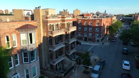 Chicagoer-Vorort-In-Der-Nähe-Von-Wrigley-Field