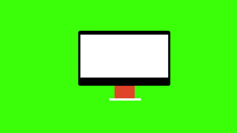 Monitor-screen-laptop-icon-concept-loop-animation-video-with-alpha-channel