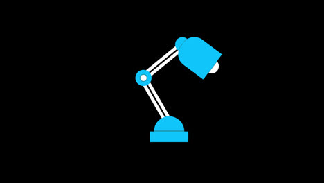 Tischlampen-Symbol-Konzept-Loop-Animationsvideo-Mit-Alphakanal