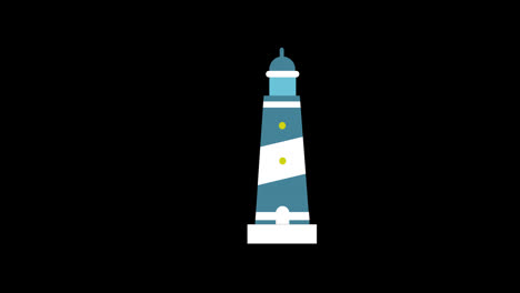 Animación-Del-Concepto-De-Icono-Gráfico-De-Movimiento-Del-Faro-Con-Canal-Alfa