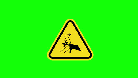 A-yellow-triangle-warning-Caution-Hand-Crush-Sign-icon-concept-animation-with-alpha-channel