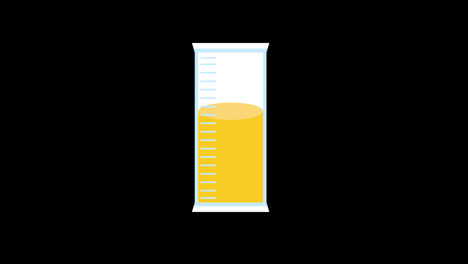 A-measuring-glass-with-yellow-liquid-inside-icon-concept-animation-with-alpha-channel