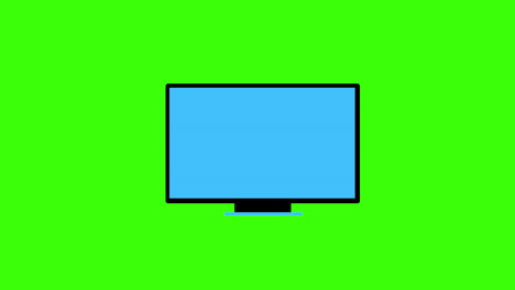 Monitor-screen-laptop-icon-concept-loop-animation-video-with-alpha-channel