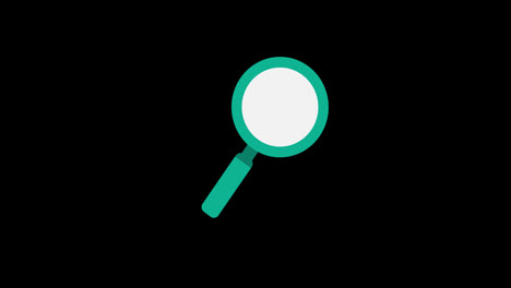 Magnifying-glass-icon-symbolizing-search-or-zoom-functions-investigation-concept-animation-with-alpha-channel