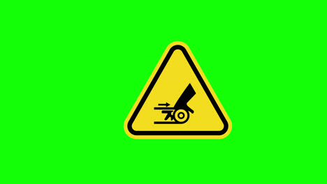 A-yellow-triangle-warning-Caution-Hand-Crush-Sign-icon-concept-animation-with-alpha-channel