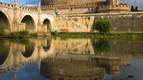 Castel-Sant-Angelo-En-Roma,-Italia