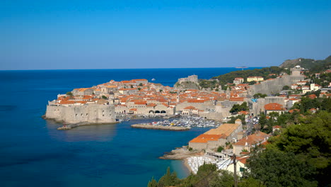 Casco-Antiguo-De-Dubrovnik,-Dalmacia,-Croacia