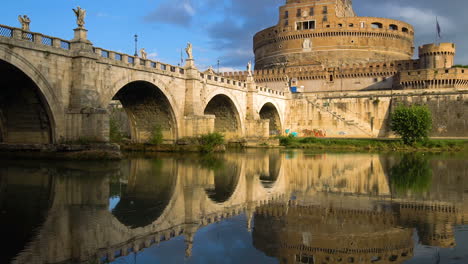 Castel-Sant-Angelo-En-Roma,-Italia